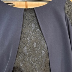 ネイビー　フォーマル パンツセットアップ　L　の画像