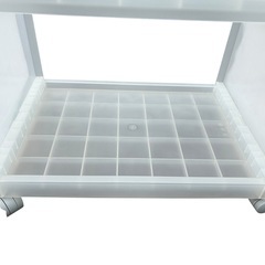 収納家具 クリアケース 3段 組立式ワゴン
の画像