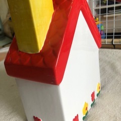 【レトロ】2000年製 ハローキティ 陶器貯金箱 サンリオの画像