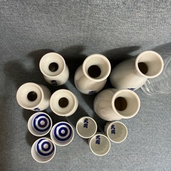 ※プロフもお読み下さい。とっくり、おちょこ（ぐい呑み)合計12点セット!!の画像