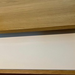 【受付終了】IKEA ミッケ　デスク　オーク調の画像