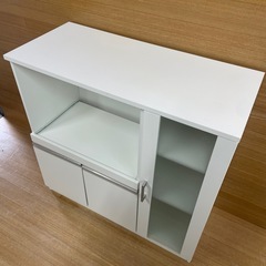 【e24レンジ台】フォルムN RE9090G WHの画像