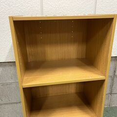 3段 カラーボックス 本棚 飾り棚 収納棚 ナチュラルブラウン 幅42cm×奥行30cm×高さ88cm の画像