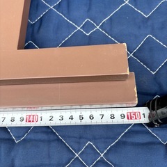 木製スタンドミラーの画像