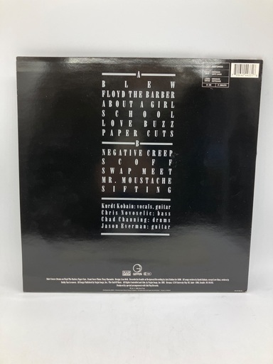 【トレファク足立扇店】LPﾚｺｰﾄﾞ NIRVANA BLEACH 盤面:B(軽い擦れ有)  ｼﾞｬｹｯﾄ:B(軽いｷｽﾞﾖｺﾞﾚ有り)