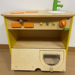 エドインター　森のアイランドキッチン　木製　おままごとの画像