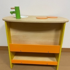 エドインター　森のアイランドキッチン　木製　おままごとの画像