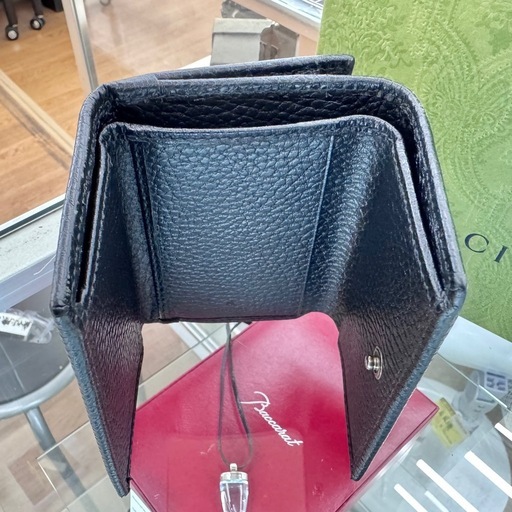 ☆ドリーム荒牧店☆GUCCI グッチ 3つ折り財布 644407 ブラック