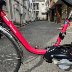 パナソニック 電動アシスト自転車 ピンクの画像