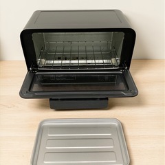 山善 YAMAZEN オーブントースター YTL-900 ブラック 取説付き 通電動作確認済み 現状品 2Dの画像