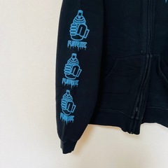 PLOT GATE プロトゲート メンズ ジップパーカー 黒 ブラック Lの画像