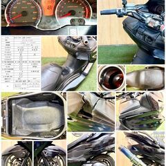 【動画あり】★スズキ スカイウェイブ250★ 実動 CJ46A型 FI インジェクション 水冷 4サイクル マジェスティ ビックスクーター 松本市の画像