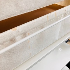 MUJI 無印　muji 無印良品　2段引き出し付きユニットシェルフ　ホワイト　の画像