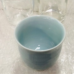 【湯呑み】たち吉 青磁反り湯呑の画像