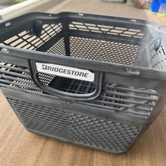 ブリヂストン アンジェリーノ専用 スタイリッシュバスケット Ｌ （前後兼用バスケット）RBK-ST2 ブラック の画像