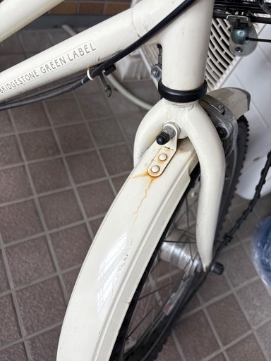 ミニベロ自転車(シティサイクル) ブリヂストン　Vegas E.Xクリームアイボリー　_2