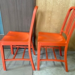 EMECO エメコ ペット・ボトル リサイクルチェア  オレンジ  1脚22,000円　中古品の画像