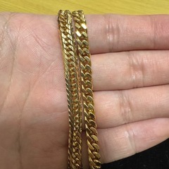 k18 20面カットトリプル 喜平ブレスレット 18.7g 18cmの画像