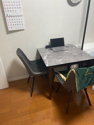 【保管1ヶ月&運搬手お伝い】 2人用ダイニングセット IKIKAGU参考価格¥19,800
