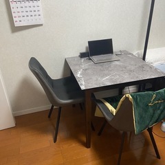 【保管1ヶ月&運搬手お伝い】 2人用ダイニングセット IKIKAGU参考価格¥19,800の画像
