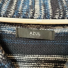 AZUL BY MOUSSY アズール メンズ ニットカーディガン M ブルーの画像