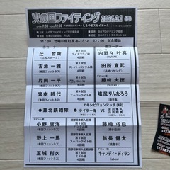 ボクシング チケット2枚セットの画像