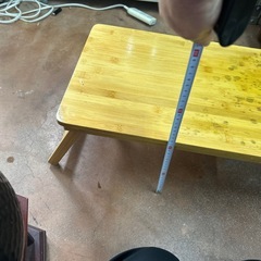 Vacances バンブー折りたたみテーブルの画像