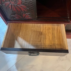 飾り棚　時代家具　鎌倉彫　茶箪笥の画像