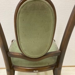 オールドカリモク　ダイニングチェア　椅子の画像