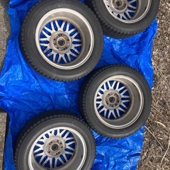 2/28マデ［千葉県内直接お渡し可］ 16インチ　ASA by BBSホイール & BRIDGESTONE BLIZZAK VRX2 スタッドレスタイヤ4本セットの画像