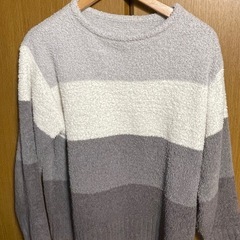 GU　ボーダー　ボアのルームウェアの画像