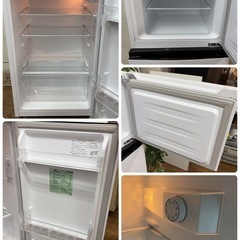 【🐤買取市場 6ヶ月保証】R645 ☀️ Hisense / ハイセンス 冷蔵庫 (120L / 右開き) 21年製 HR-B1202 ⭐ 動作確認済 ⭐ クリーニング済の画像