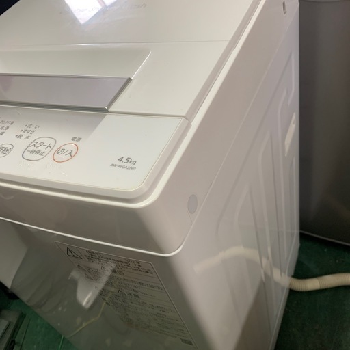2022年　洗濯機 4.5kg TOSHIBA AW-45GA2　