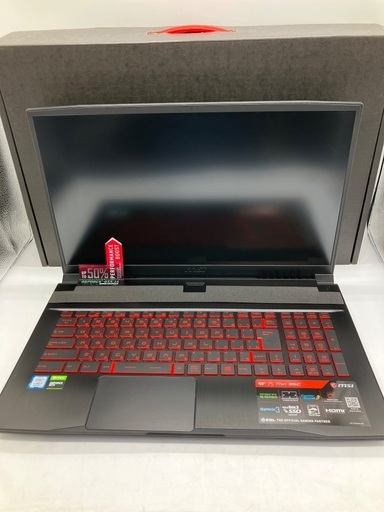 【トレファク足立扇店】ｹﾞｰﾐﾝｸﾞﾉｰﾄPC MSi GF75 Thin 9SC ﾒﾓﾘ:16GB SSD:512GB/HDD:1TB