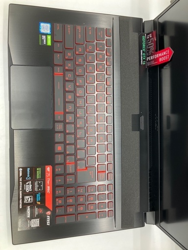 【トレファク足立扇店】ｹﾞｰﾐﾝｸﾞﾉｰﾄPC MSi GF75 Thin 9SC ﾒﾓﾘ:16GB SSD:512GB/HDD:1TB