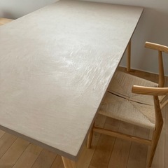 【関西圏内配送可能】モールテックス ダイニングテーブル 160×90｜定価23万円｜状態良好の画像