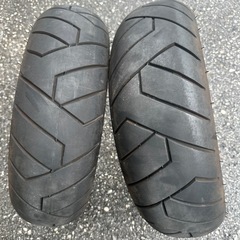 前後タイヤダックス125.モンキー125等タイヤ8部山の画像