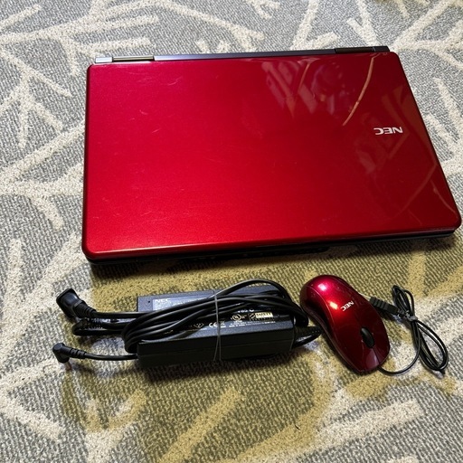 NEC レッドノートPC 本体 Windows7マウス付き