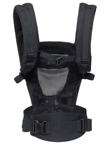【美品】エルゴベビー(Ergobaby) 抱っこひも 3Dエアーメッシュ (洗濯機で洗える) 軽量 ベビーキャリア アダプト/ブラック