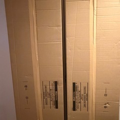 【無印良品/未使用品×2/元値14,980円/開封済み・再梱包/2つセット】ステンレスユニットシェルフ　ステンレス追加用帆立　大 高さ１７５．５ｃｍタイプ用（奥行き41cmタイプ）の画像