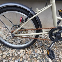 Classic Mimugo FDB20K 折りたたみ自転車 サンドベージュの画像