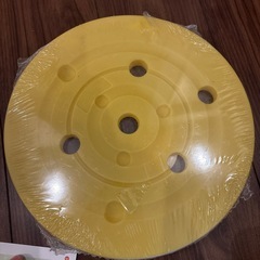 黄色い漬け物押し蓋 約30cmの画像