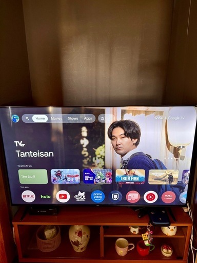 TCL 55V 4K スマートテレビ