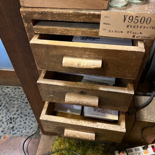 木製　戸棚　収納箱　レトロ