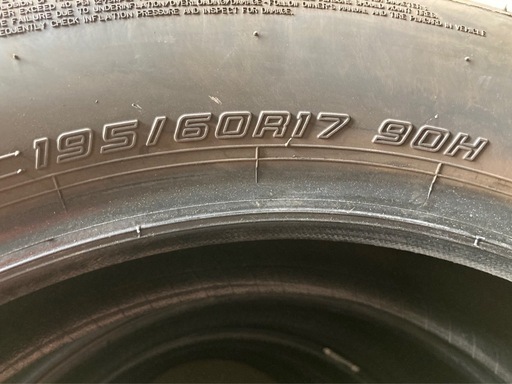 バリ溝！DUNLOP 195/60R17 2025年製 夏タイヤ