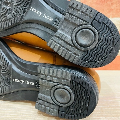 ASICS texcy luxe（テクシーリュクス） ビジネスシューズ ブラウン レースアップ