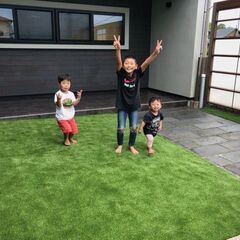 月2日人工芝お手伝い！【日給15,000円当日現金払い】松江市北堀町で人工芝のお手伝い募集（2名）の画像