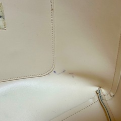 【A4】合皮トートバッグ　グレージュ　の画像