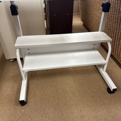 PCデスク 昇降式 ワークデスク  キャスター付きの画像