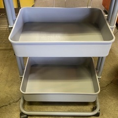 & 3段ワゴン キャスター付き （約）幅　42cmの画像